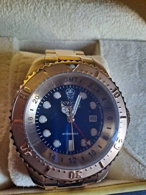 Reloj Hombre Invicta Hydromax Cuarzo Esfera Azul 29731 NUEVO EN CAJA NECESITA BATERÍA Foto 1 de 4