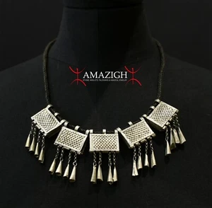Elegant Talisman Necklace - 5 Telsum - Northern Ethiopia - Picture 1 of 9