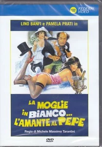 Dvd  LA MOGLIE IN BIANCO L'AMANTE AL PEPE con lino Banfi Pamela Prati nuovo 1981 - Foto 1 di 2