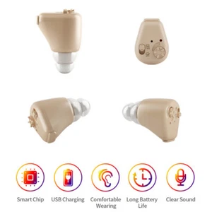 1Pc Hearing Aid USB Rechargeable Digital Amplifier Deafness Sound Amplifier - Picture 1 of 10
