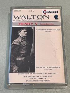 Sir William Walton - Henry V - Audio Cassette Tape Album - 1990 Chandos - Picture 1 of 5