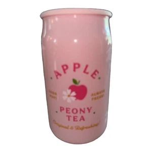 DW Home APPLE PEONY TEA Candle 15 oz Soda Pop Can Shaped Jar & Lid NEW - Picture 1 of 4