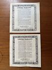 Vintage Lasko Metal Products Limited Warranty Papers
