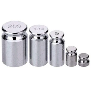 Plating Calibration Gram Scale Weight Set For Digital Silvery New W4 - Picture 1 of 7