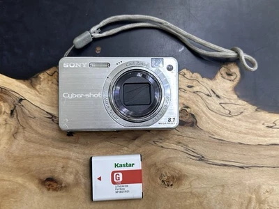 Câmera Digital Sony CyberShot DSC-W150 Prata Testada Funciona LEIA - Imagem 1 de 4