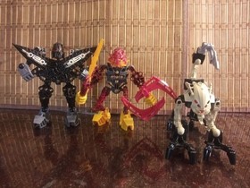 LEGO BIONICLE:  Agori set of 3 Atakus Raanu Zesk
