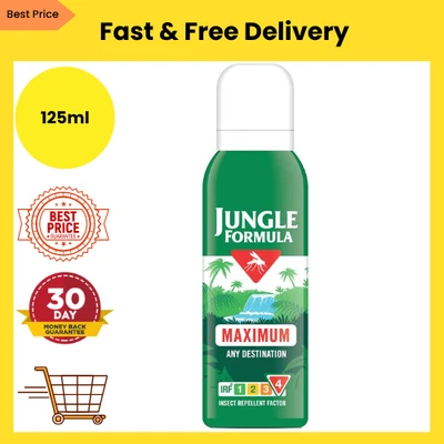 Jungle Formula Maximum Insect Repellent Spray For Mosquitoes Biting Insect 125ml - Image 1 of 4