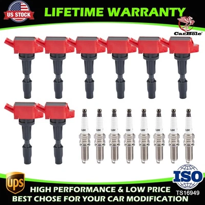 8 bobinas de encendido de alto rendimiento + 8 bujías para Genesis G90 2017-2022 5,0 L Foto 1 de 4