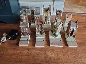 Illuminations London By Gaslight John Hine Limited Vintage 90s Village 9 Houses - Picture 1 of 23