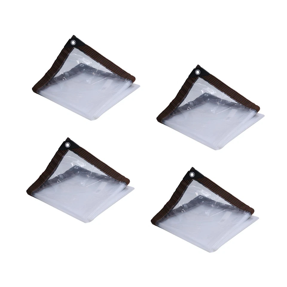 Telo di Copertura per Mobili Multiuso, Telo Trasparente con Occhielli, Telo - Immagine 1 di 1