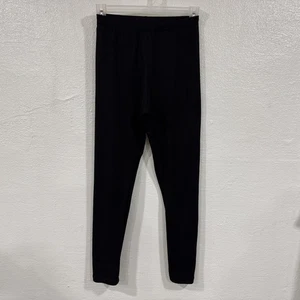 Just Be Leggings Girls Medium Black Stretch Pull On Yoga Pants Athletic Gym - Picture 1 of 5