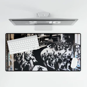 Anarchy Graffiti große Schreibtischunterlage, Deny Defend. Depose. Resist Kostenloser Versand - Bild 1 von 13