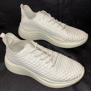 Ecco Womens Therap Sneakers 6-6.5 White Comfort Texture Lace-Up Athletic Shoes - Picture 1 of 15