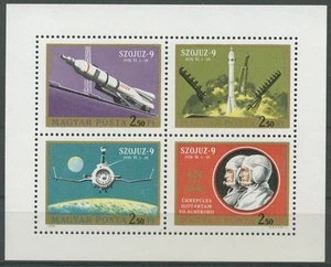 Ungarn 1970 SOJUS 9 Kleinbogen 2611/14 A K postfrisch (C92802) - Bild 1 von 1