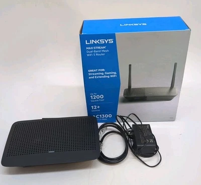 Router inalámbrico WiFi 5 de malla Linksys MR6350 MAX-STREAM AC1300 Foto 1 de 4