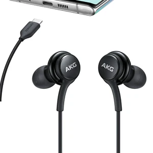 AKG Samsung Headset USB Type-C Für Samsung Galaxy Note 10+ Kopfhörer Schwarz