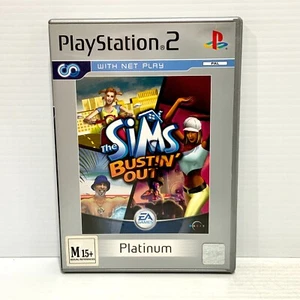 The Sims Bustin' Out + Manual - PS2 - Tested & Working - Free Postage - Picture 1 of 4