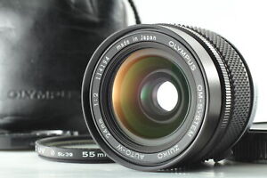 w/ Case [MINT+++] Olympus OM System Zuiko Auto W 24mm F2 MF Lens Late From JAPAN