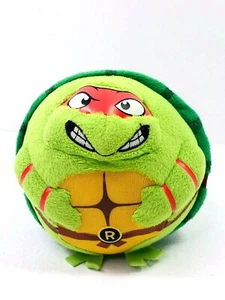 TY TMNT Raphael 4" Ballz Plush Teenage Mutant Ninja Turtles 2015 - Picture 1 of 7