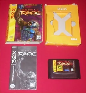 Primal Rage per il sistema Sega Genesis 32X in scatola completo RARO! - Foto 1 di 3