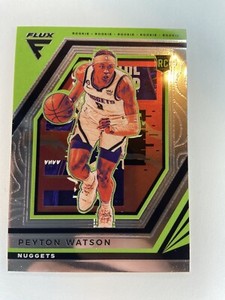 2022-23 Panini Flux Basketball Peyton Watson RC Rookie