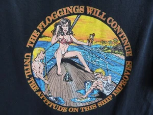 Latitudes & Attitudes Magazine Flogging Will Continue T-Shirt Mens Size Large - Picture 1 of 7