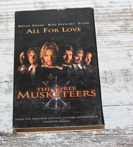 All For Love Bryan Adams Rod Stewart Sting Cassette Single 3 Musketeers 1993 - Imagen 1 de 3