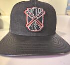AMC The Walking Dead Lucille is Thirsty Denim Snapback Hat Cap Faux Leather Bill