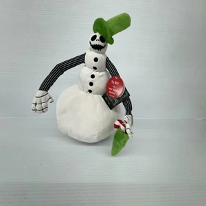 Disney Nightmare Before Christmas Snowman Jack Animated Plush Tim Burton New Tag - Picture 1 of 6