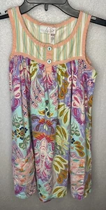 Matilda Jane 435 Dress Stripes & Floral  Size 8 MJ-98 - Picture 1 of 4