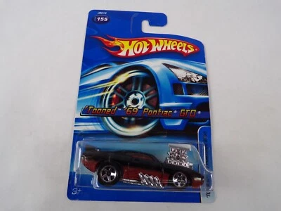 Van / Sports Car / Hot Wheels 'Tooned '69 Pontiac GTO #155 J8012 #H10 - Image 1 of 4