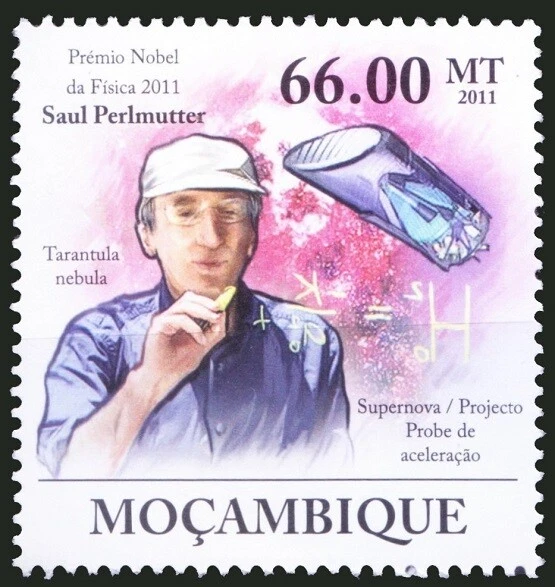 Nobel Physics Winner Saul Perlmutter, Mozambique 2011 MNH, Scott# 5270 - Image 1 of 1