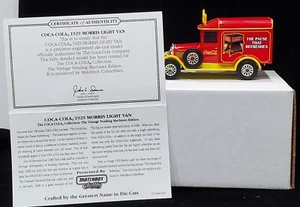 Matchbox 1929 Morris Light Van Coca Cola Vintage Vending Machine YYM96508 1:43 - Picture 1 of 6