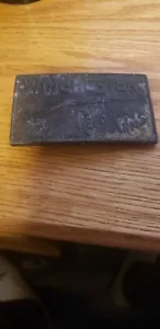 Vintage Winchester Repeating Arms Brass Belt Buckle New Haven Connecticut - Picture 1 of 4
