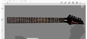 3D Model STL File for CNC Router Laser & 3D Printer ibanez DNA neck - Picture 1 of 1