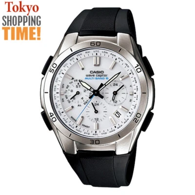 CASIO WAVE CEPTOR WVQ-M410-7AJF Solar Atomic Radio Analog Chrono Men`s Watch - image 1 of 3