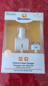 Qmadix KFZ Netzteil Ladegerät 5W für iPhone iPod touch iPod nano weiß - Bild 1 von 2