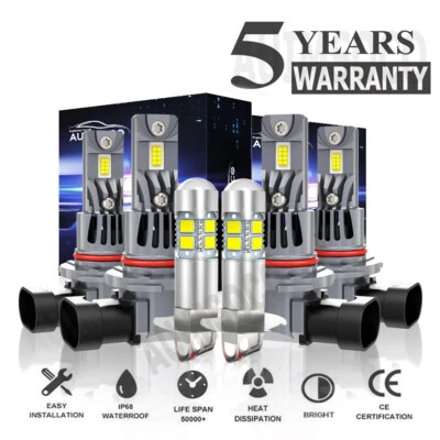 Faros antiniebla LED súper brillantes para camioneta GMC K2500 Sierra 1990-1998 Foto 1 de 4