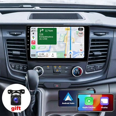 10" Android 14 Car Radio Stereo Wireless Carplay For 20-24 Ford Transit Custom  Foto 1 de 4