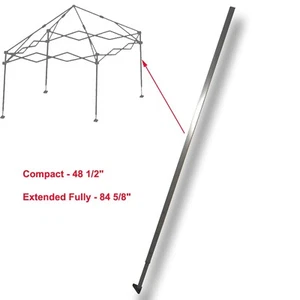 Carpa para Quik Shade Expedition Toldo 10 X 10 Pierna Ajustable Piezas de Repuesto - Imagen 1 de 1