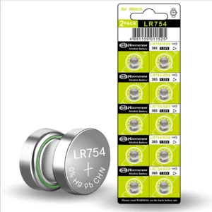 10x Pilas BOTON AG5 LR754 393 1.55V REF401 - Imagen 1 de 7