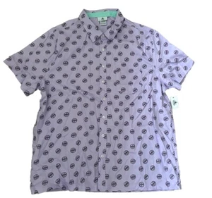 Neu Disney Parks Pixar Up lila Traube Soda Herren Button-Down Hemd XL X-LARGE - Bild 1 von 7