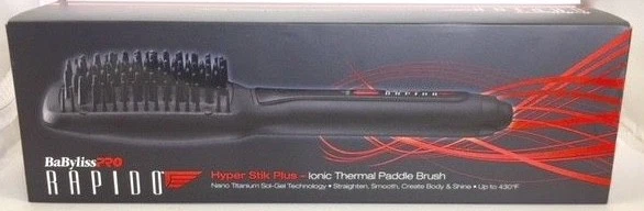 BaByliss Pro RAPIDO Hyper Stik Plus escova térmica iônica, nova em folha - Imagem 1 de 1