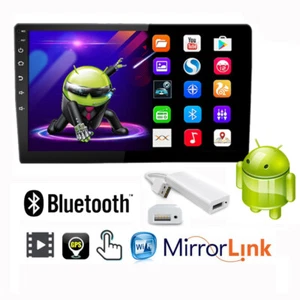2 Din 10" Radio Coche 1+16G Pantalla táctil Android 8.1 Carplay GPS MP5 FM Wifi - Imagen 1 de 12