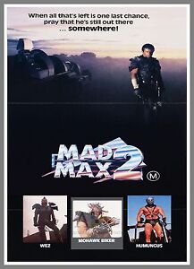 Mad Max 2 Movie Poster A1 A2 A3