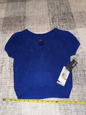 Cárdigan suéter tejido cinta azul Kenneth Cole Reaction talla Xs Foto 1 de 4