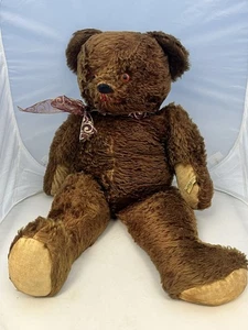Vintage Teddy Bear Coronet Toy Manufacturing Seattle Washington 27" Jointed - Picture 1 of 24
