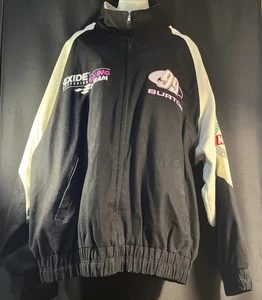 Neuwertig! NASCAR Track Gear Jeff Burton 99 Exide Racing Team Jacke Herren XL Vintage - Bild 1 von 24