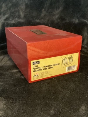 英国内战玩具士兵第一弗吉尼亚骑兵带栅栏 17564 — 第 1/4 张图片