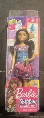 2018 Barbie Skipper Babysitters Teen Brunette Girl Doll FXG93 Star Dress - NRFB — 第 1/4 张图片